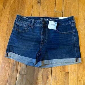 American Eagle Outfitters Women's Deep Blue Jean Shorts